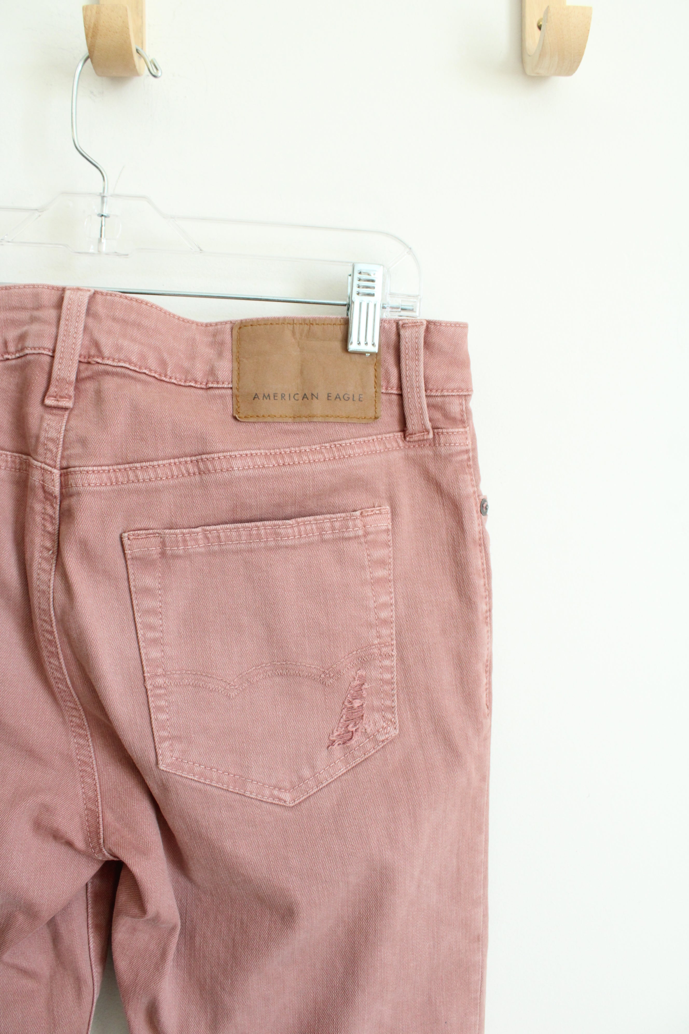 American Eagle Dusty Pink Distressed Jeans | 30X30
