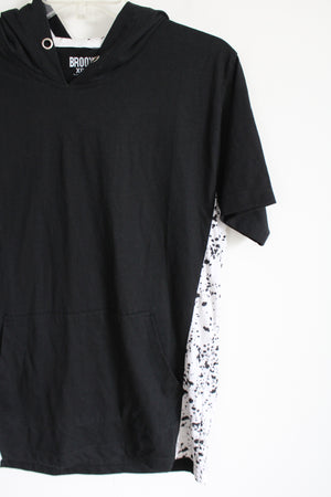 Brooklyn Xpress Black Hooded Shirt | Youth XL (18)