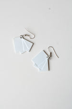 Playing Card Metal Dangle Earrings