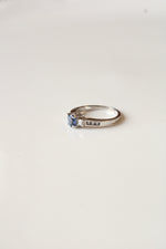 Blue Sapphire 14K White Gold Ring | Size 5