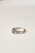 Blue Sapphire 14K White Gold Ring | Size 5