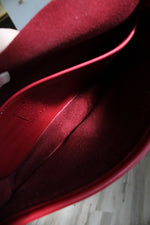 Vintage Coach Red Convertible Clutch Crossbody Purse