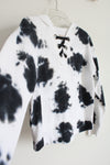 Collection X By Justice White Blue Tie Dye Hoodie | 10
