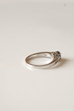 Blue Sapphire 14K White Gold Ring | Size 5