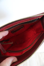Dooney & Bourke Florentine Red North South Jamie Crossbody Bag