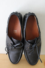 Gucci Black Leather Driver Shoe Loafer | Size 7
