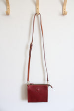 Dooney & Bourke Florentine Red North South Jamie Crossbody Bag