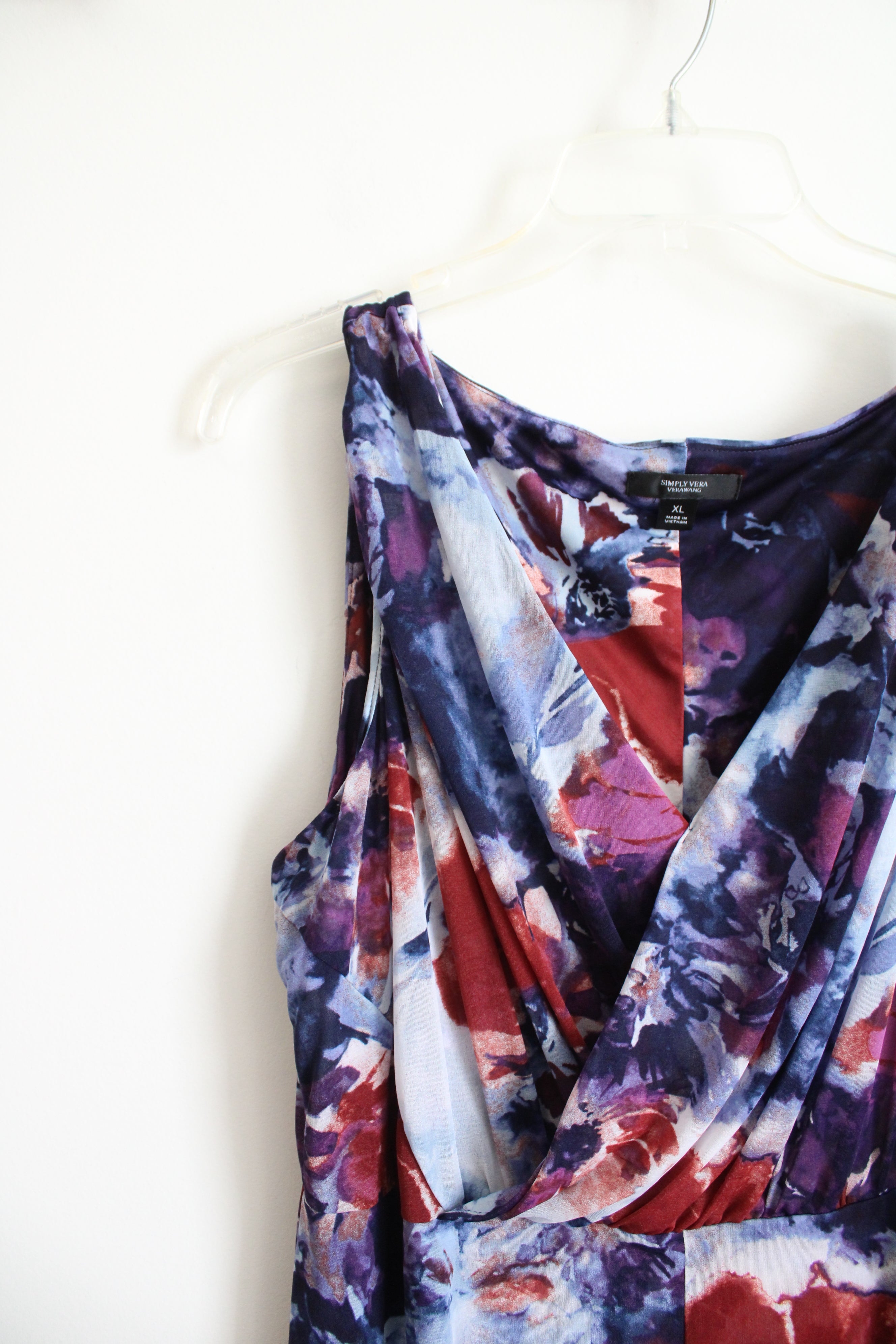 NEW Simply Vera Blue Floral High/Low Dress | XL