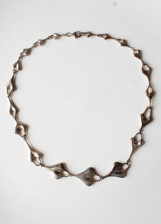 RLM Studio Linked Hearts Sterling Silver Necklace