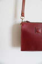 Dooney & Bourke Florentine Red North South Jamie Crossbody Bag