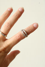14K White Gold Diamond Solitaire Enhancer Rings | Size 5.5
