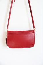 Vintage Coach Red Convertible Clutch Crossbody Purse