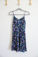 Old Navy Blue Pink Floral Dress | S
