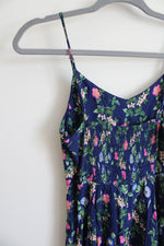 Old Navy Blue Pink Floral Dress | S