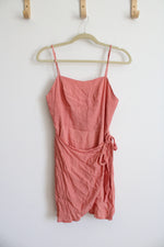 Forever 21 Pink Wrap Mini Dress | S