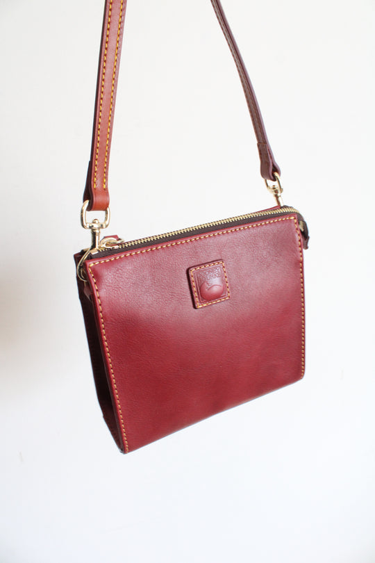 Dooney & Bourke Florentine Red North South Jamie Crossbody Bag