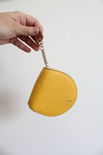 Kate Spade Yellow Gold Card Holder Coin Purse Keychain