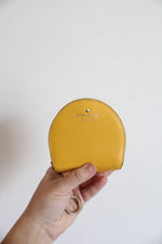 Kate Spade Yellow Gold Card Holder Coin Purse Keychain