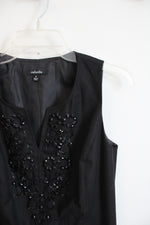 Rafaella Black Beaded Sheath Dress | 6