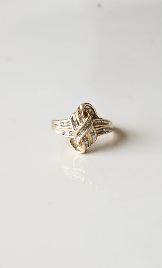 10K Yellow Gold Knot Ring | Size 7