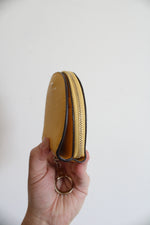 Kate Spade Yellow Gold Card Holder Coin Purse Keychain