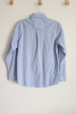 Chaps Blue Button Down Shirt | 16
