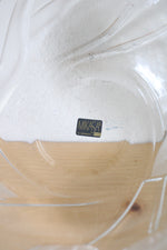 Mikasa West Germany Vintage Clear Frosted Tulip Bowl