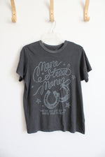 American Eagle Gray Western Graphic Tee | XS