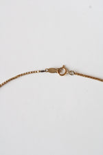 14K Yellow Gold Boy & Girl "M" Initial Necklace