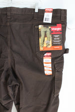 NEW Wrangler Riggs Workwear Brown Ranger Relaxed Fit Pants | 50X30