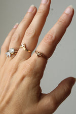 10K Yellow Gold Heart Ring | Size 6
