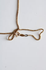14K Yellow Gold Boy & Girl "M" Initial Necklace