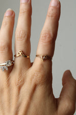 10K Yellow Gold Heart Ring | Size 6