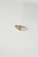 10K Yellow Gold Heart Ring | Size 6