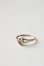 10K Yellow Gold Heart Ring | Size 6