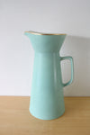 Hyalyn Pottery Pitcher With Gold Trim, Signed, Number 645