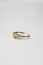 10K Yellow Gold Heart Ring | Size 6