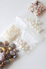 Miscellaneous Ivory, Peach & Brown Pearl Beads