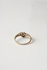 10K Yellow Gold Heart Ring | Size 6