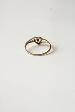10K Yellow Gold Heart Ring | Size 6