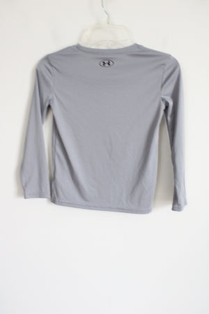 Under Armour Logo Long Sleeved Gray Shirt | 5