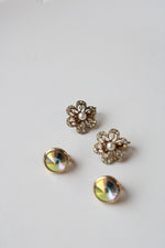 Vintage Clip On Earring Pair
