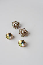 Vintage Clip On Earring Pair