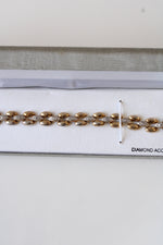 Gold Finish Sterling Silver Bracelet