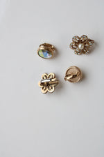 Vintage Clip On Earring Pair