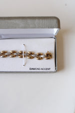 Gold Finish Sterling Silver Bracelet