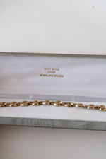 Gold Finish Sterling Silver Bracelet