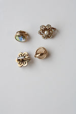 Vintage Clip On Earring Pair