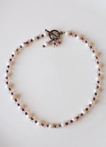 Genuine Pearl & Glass Beaded Necklace
