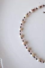 Genuine Pearl & Glass Beaded Necklace